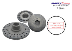 MAPEX Premium - Mäh - und Bürstenkopf "Made in Austria"