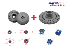 MAPEX Premium - Mäh - und Bürstenkopf "Made in Austria"