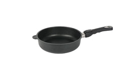 AMT-Schmorpfanne 24 cm,7 cm hoch, mit abnehmbarem Stiel - Duftkissen