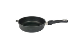 AMT-Schmorpfanne 24 cm,7 cm hoch, mit abnehmbarem Stiel - Duftkissen