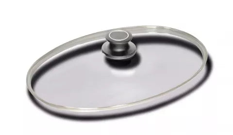 Glasdeckel für Fischpfanne 41 cm x 27 cm 18/10 Rand - Duftkissen