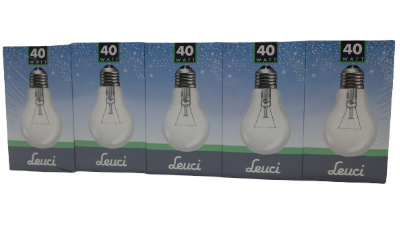 E27 40 Watt Klar (10 Stück) - Duftkissen