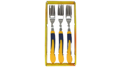 Das Blaue Wunder Pro 3 - teiliges Steak-Gabel Set - Duftkissen