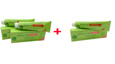 2 Stück Pedimol 200ml +1 Stück Pedimol GRATIS - Duftkissen