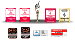 AMT-Bratpfanne 24 cm/5 cm hoch, mit abnehmbarem Stiel - Duftkissen