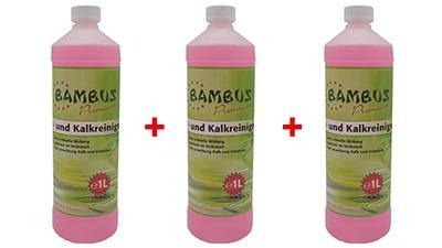 Bambus Premium Sanitär - und Kalkreiniger 1 L 3er Set - Mape Shop